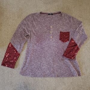Shein Sequin Top